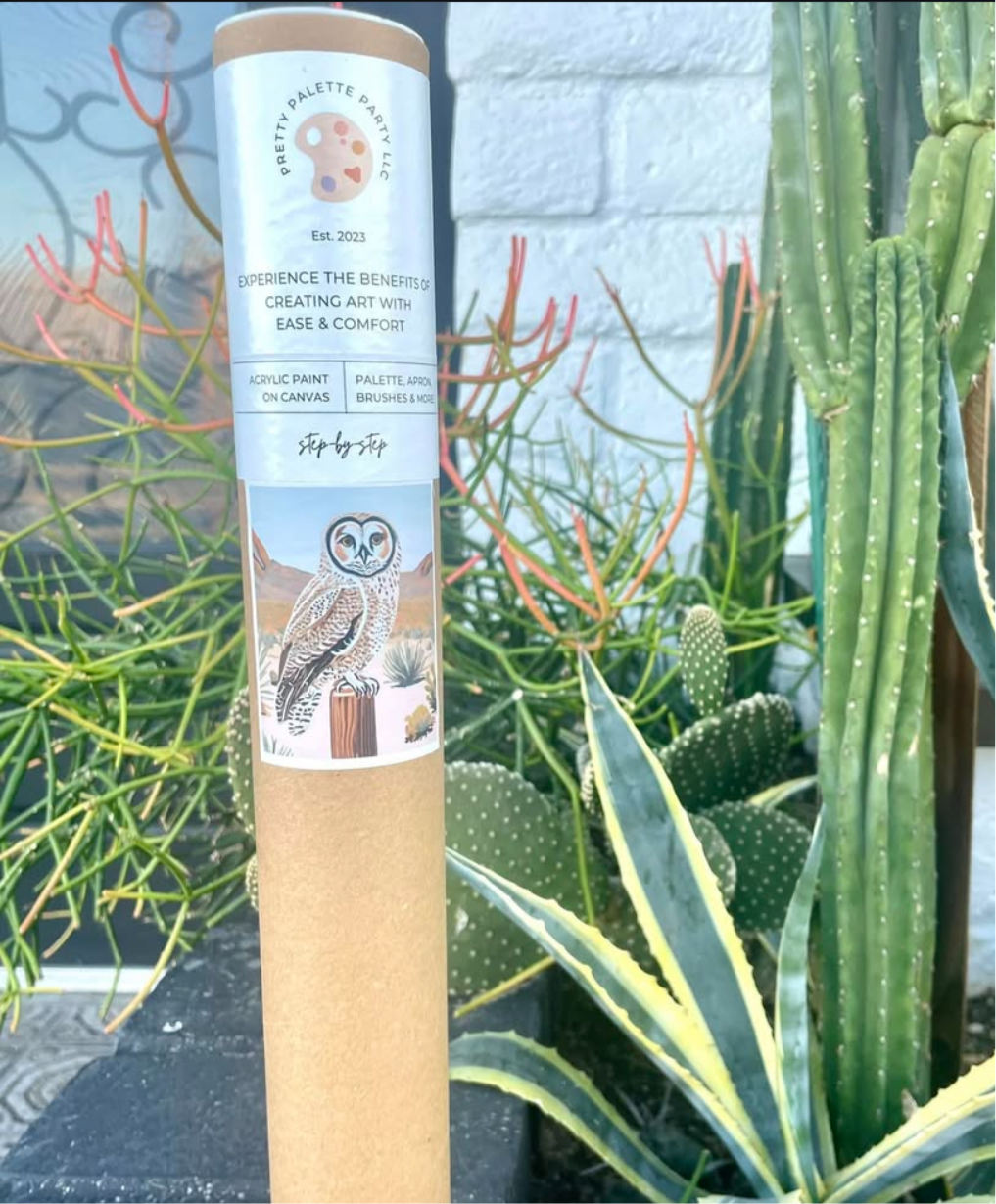Desert Owl To-Go Paint Kit
