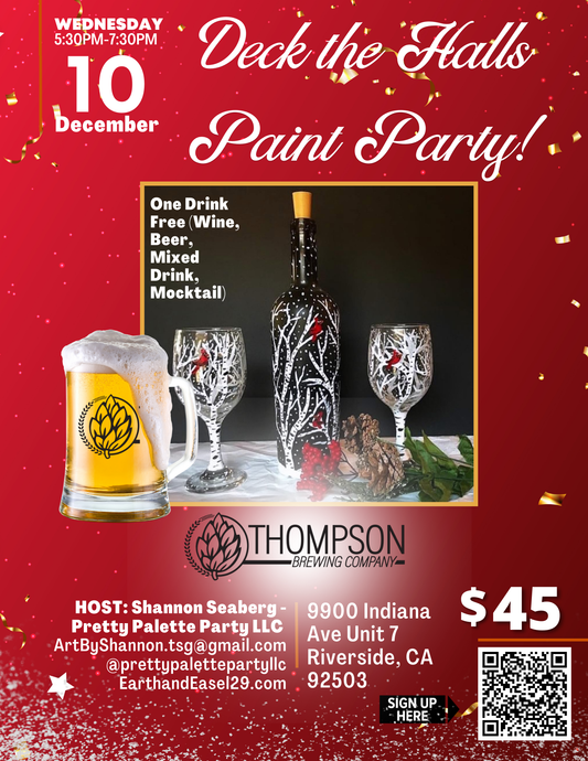 Deck The Halls Paint the Walls | Thompson Brewing Co. (December 10)