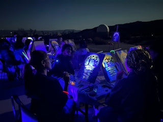 Glow in The Dark Full Moon Paint Party | Sky’s The Limit Observatory 29-Palms (March 31)
