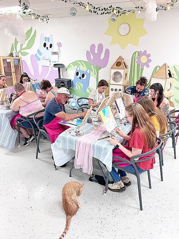 (November 9) Save the Meow Meows Paint & Sip – Fall Edition 🍂
