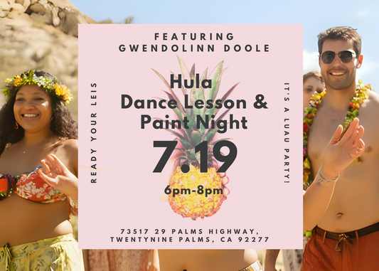 Hula Dance Class + Paint