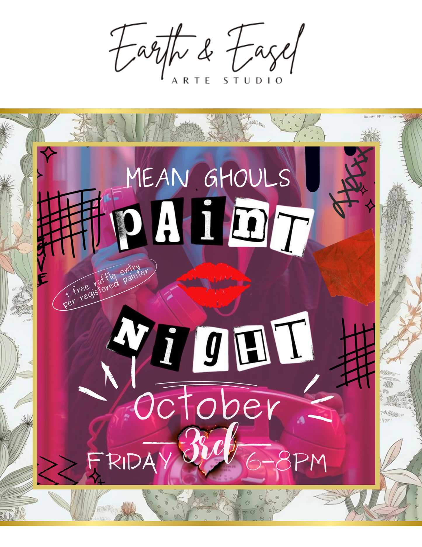 (October 3) Mean Ghouls Halloween Paint & Sip