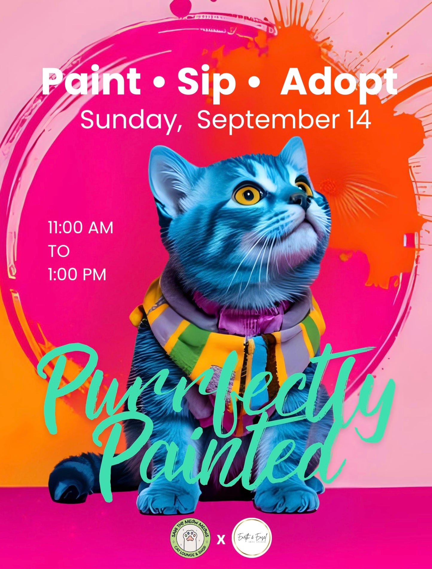Save The Meow Meows Paint & Sip (September 14)