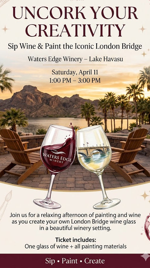 Waters Edge Winery Paint & Sip - Lake Havasu (April 11)