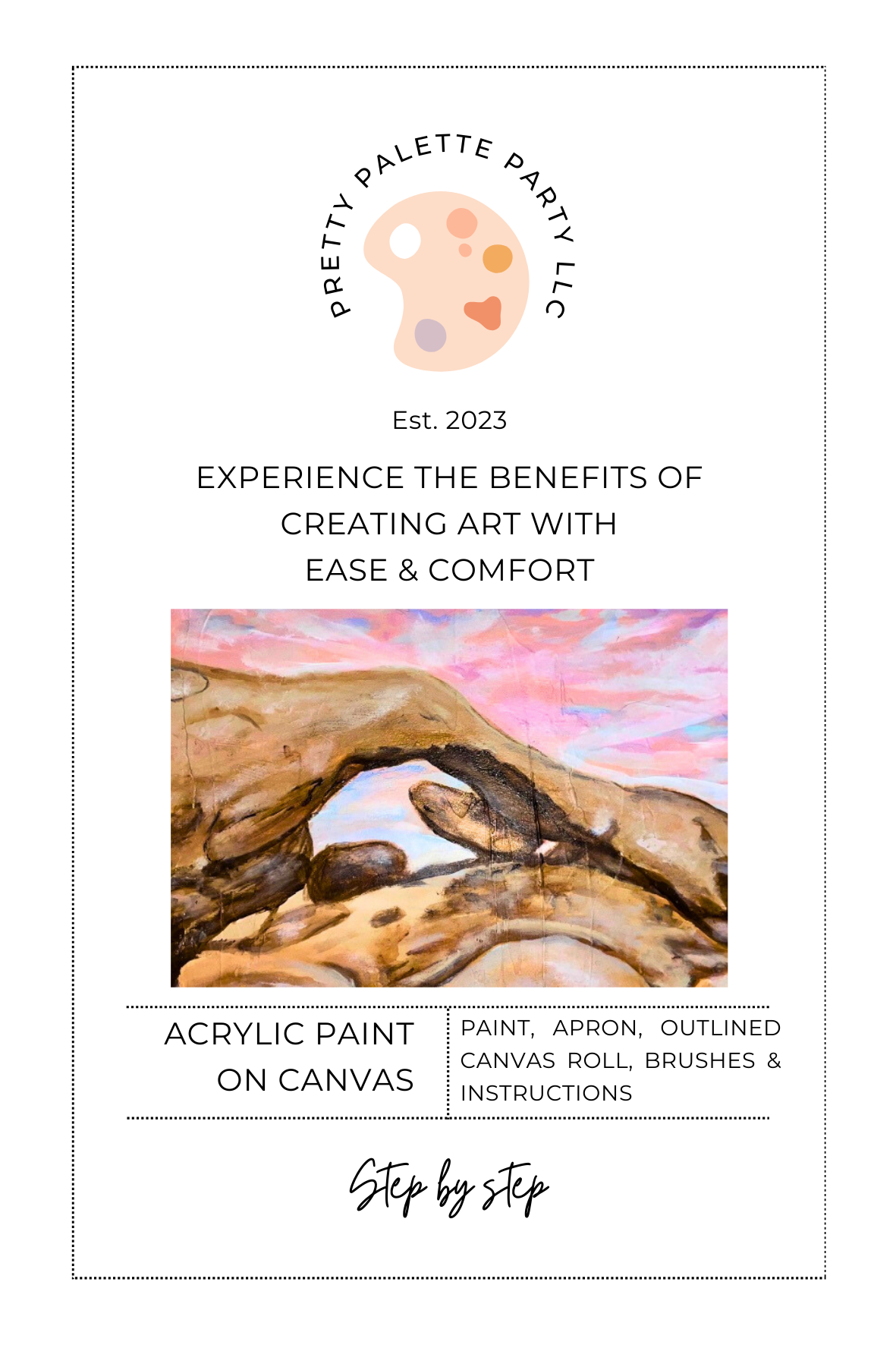 Sunset Arch Joshua Tree Paint Kit