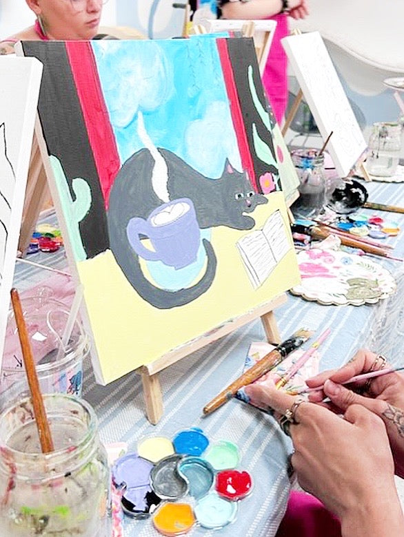 (November 9) Save the Meow Meows Paint & Sip – Fall Edition 🍂