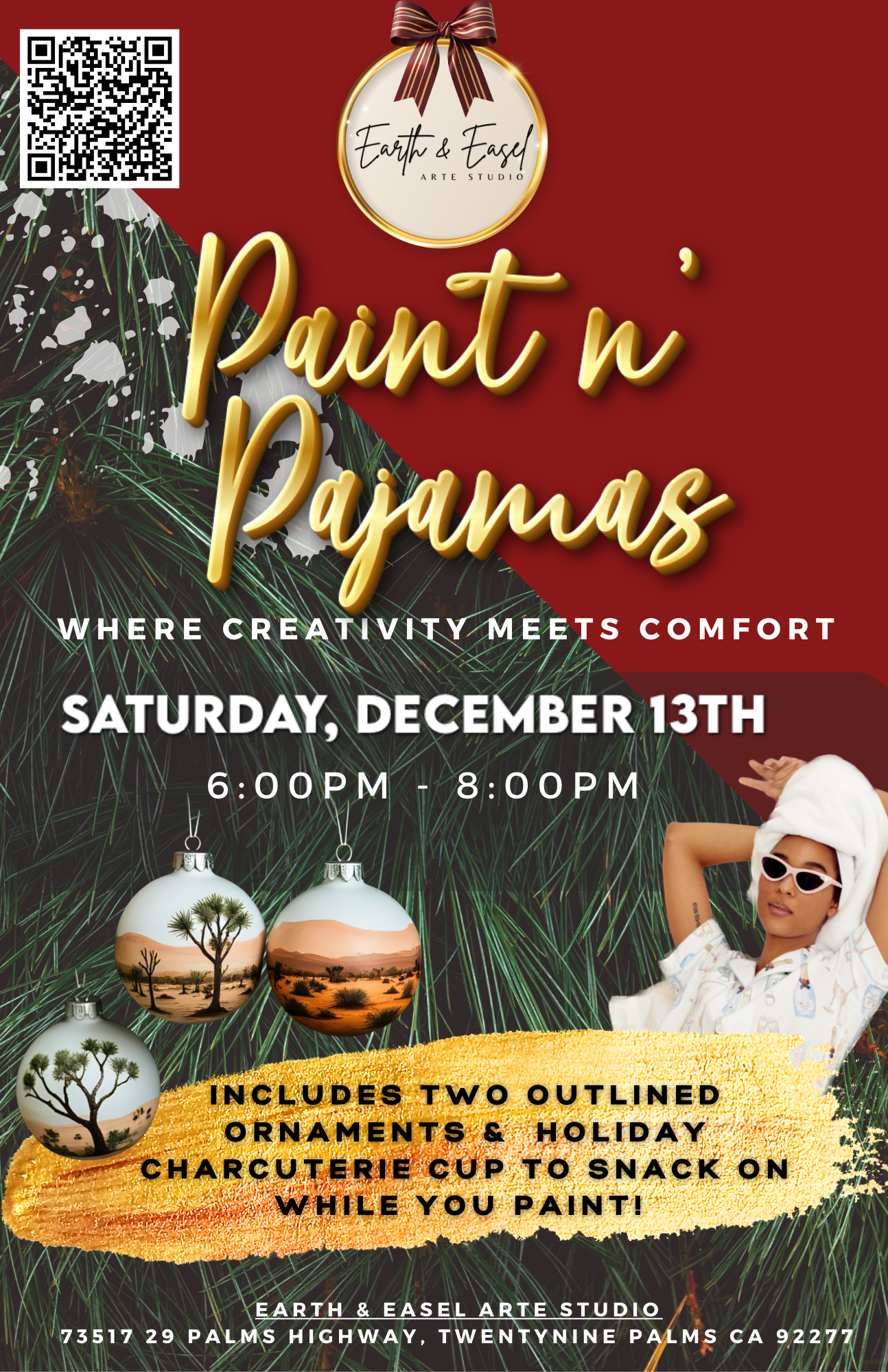 (December 13) Paint N’ Pajamas: Christmas Ornaments